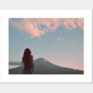 Mount Fuji and me Posters and Art